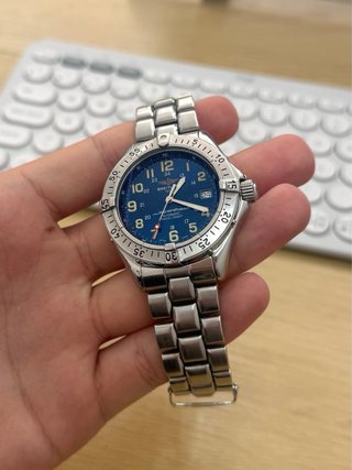 Breitling Superocean A17040 - Quadrante Blu