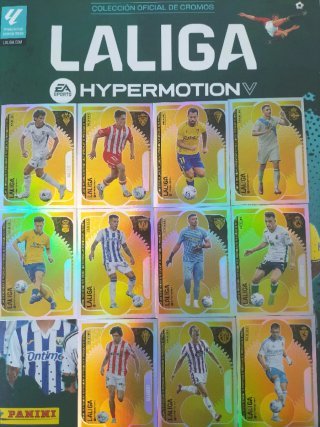 PACK DE CROMOS Y ALBUM INCLUIDO, LIGA HYPERMOTION.