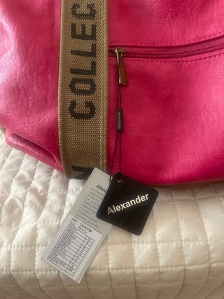 Bolsa de viaje rosa Asad corta y larga