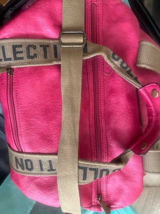 Bolsa de viaje rosa Asad corta y larga