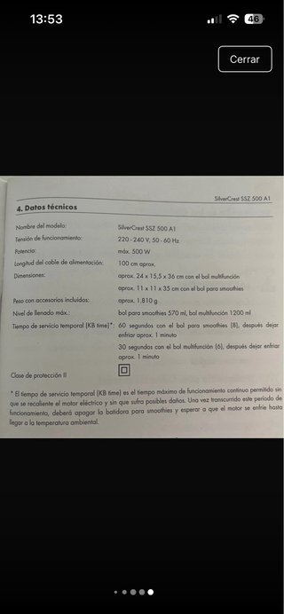 Licuadora y batidora