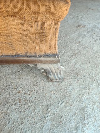 Sillón de madera y yute para restaurar a tu gusto
