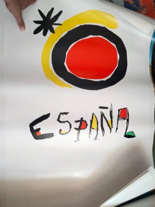 Ocho pósters Barcelona '92, Sevilla y Madrid.
