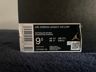 Nike Air Jordan Legacy 312 Low Talla 43