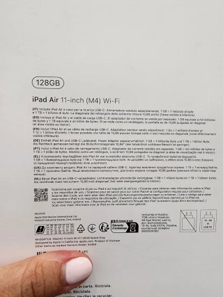 iPad Air 11 M4 128GB Wi-Fi Gris Espacial