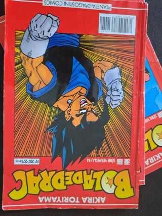 Comics bola de drac serie vermella