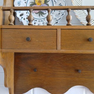 Estantería madera Vintage (sin platos)