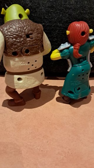 Figuras Shrek y Fiona