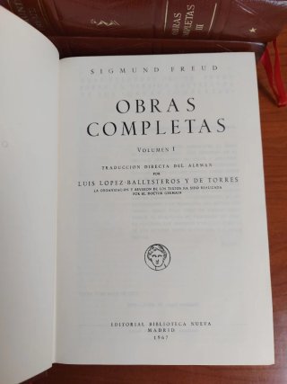 Sigmund Freud, Obras Completas. 1ª edición, 1967-8