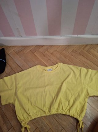 Zara Sudadera Amarilla Niña Talla 13-14