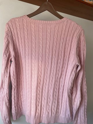 Camisola Ralph Lauren Rosa Malha Como Nova