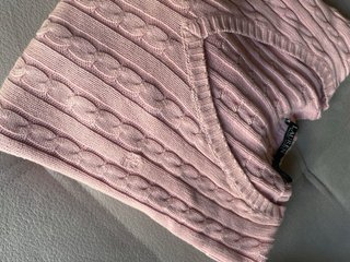 Camisola Ralph Lauren Rosa Malha Como Nova
