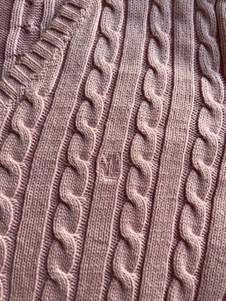 Camisola Ralph Lauren Rosa Malha Como Nova
