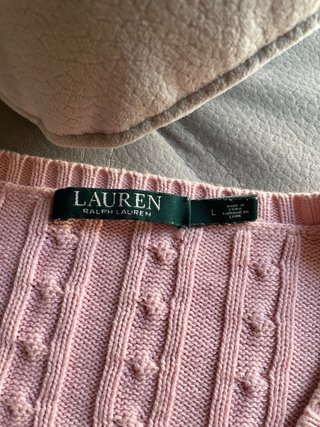 Camisola Ralph Lauren Rosa Malha Como Nova