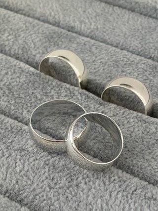 Alianzas Plata Ley 925 7mm