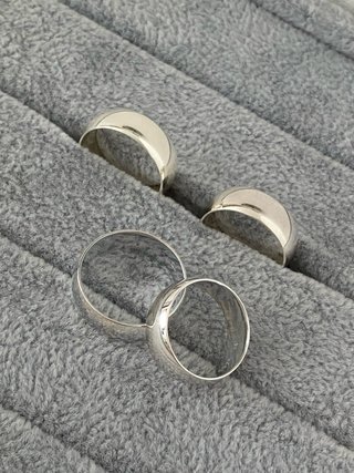 Alianzas Plata Ley 925 7mm
