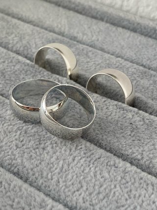 Alianzas Plata Ley 925 7mm