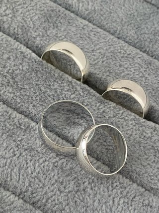 Alianzas Plata Ley 925 7mm