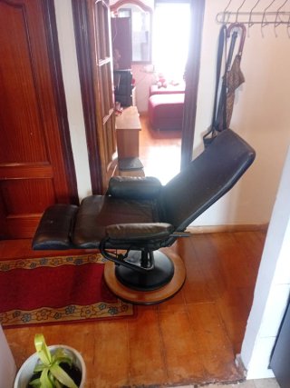 Silla vibratoria de pies a cabeza en buen estado.