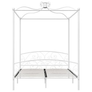 Cama Dosel 150x200 Blanca. Matrimonio. Hierro