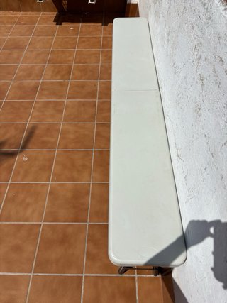 Banco Plegable Blanco