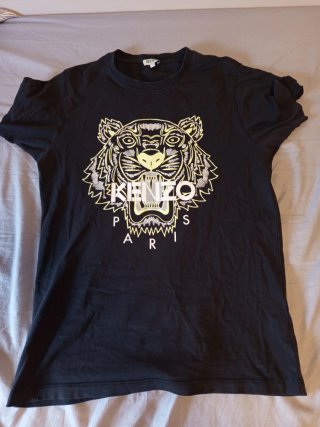 Camiseta Kenzo Negra Tigre Paris