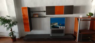 Muebles de Comedor Modernos Naranja y Marrón