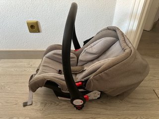 Silla de coche para bebé, color gris