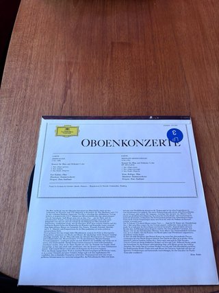 Vinilo Oboenkonzerte Haydn Mozart