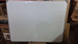 Pizarra Magnética Doble Cara con Soporte 120x90