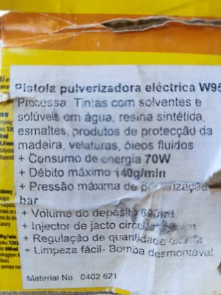 Wagner W95 Máquina Pintar Eléctrica