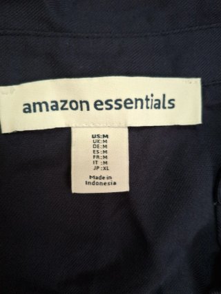 Vestido Camisero Azul Talla M