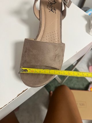 Tacones Beige/Marrón Deity White