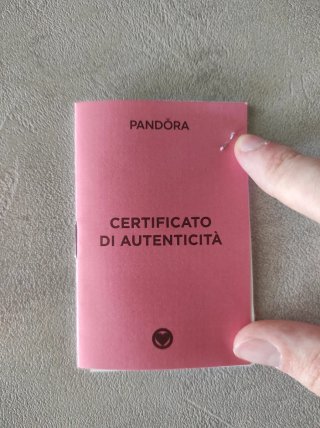 Bracciale Pandora fiocco rosa luminoso