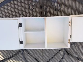 Caja de costura vintage para restaurar