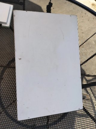Caja de costura vintage para restaurar