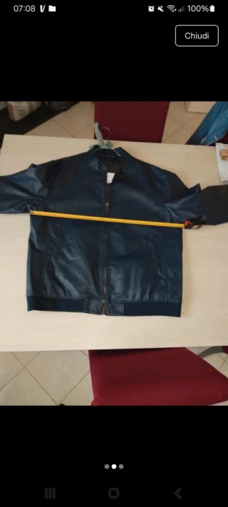 Giubbino uomo 6XL blu