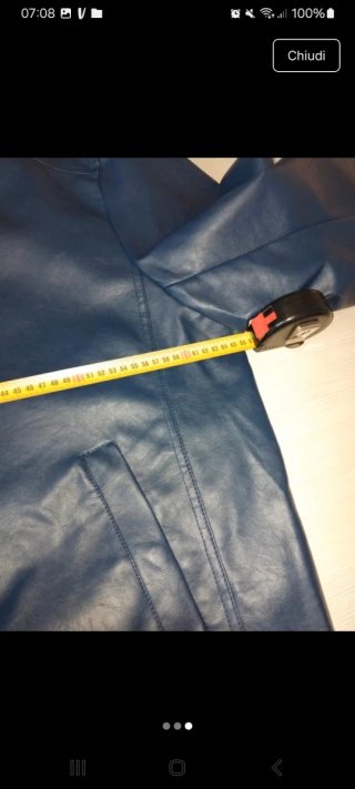 Giubbino uomo 6XL blu