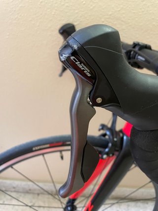 Bicicleta de carretera Specialized Allez roja T 49
