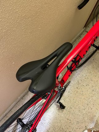Bicicleta de carretera Specialized Allez roja T 49