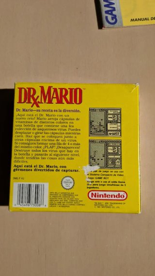 Dr. Mario Game Boy PAL España