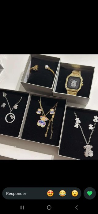 Lote Joyas Tous: Collar, Pendientes y Reloj