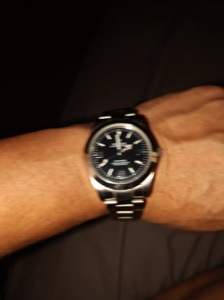 Rolex Explorer Negro/Plateado