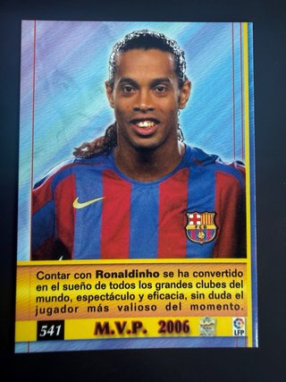 Las fichas de la liga 2007 - Ronaldinho MVP