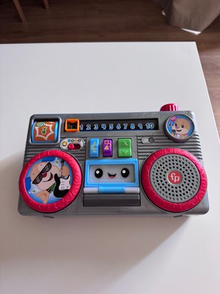 Radio divertida juguete. Fisher price. 6-36 meses