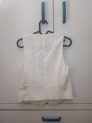 Chaleco Stradivarius Talla M Blanco