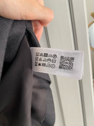 Chaleco Zara Gris