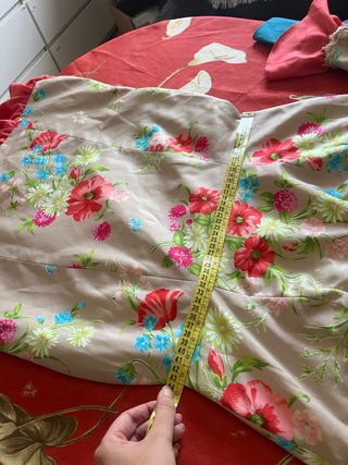 Traje de flamenca flores volantes colores