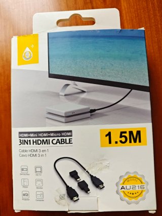 Cable HDMI 3 en 1 (1.5M)