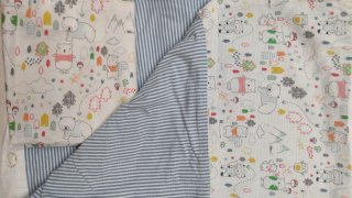 Funda nórdica reversible minicuna + funda almohada